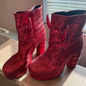 Dolls Kill Devil Boots Size W9